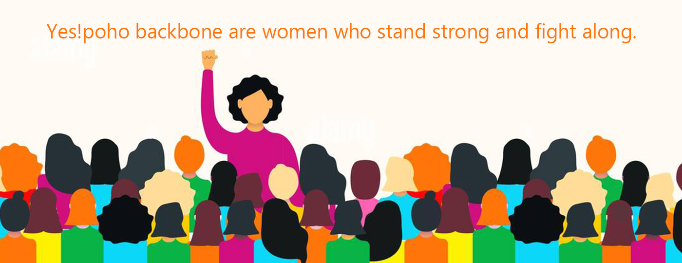 Yes!poho backbone are women who stand strong and fight along