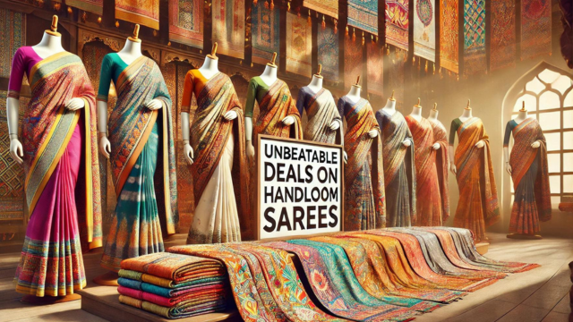 Unbeatable Deals on Handloom Sarees by Yes!poho