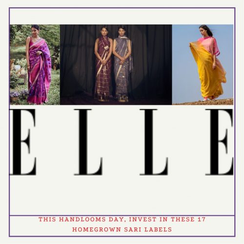 This Handlooms Day, Invest In These 17 Homegrown Sari Labels