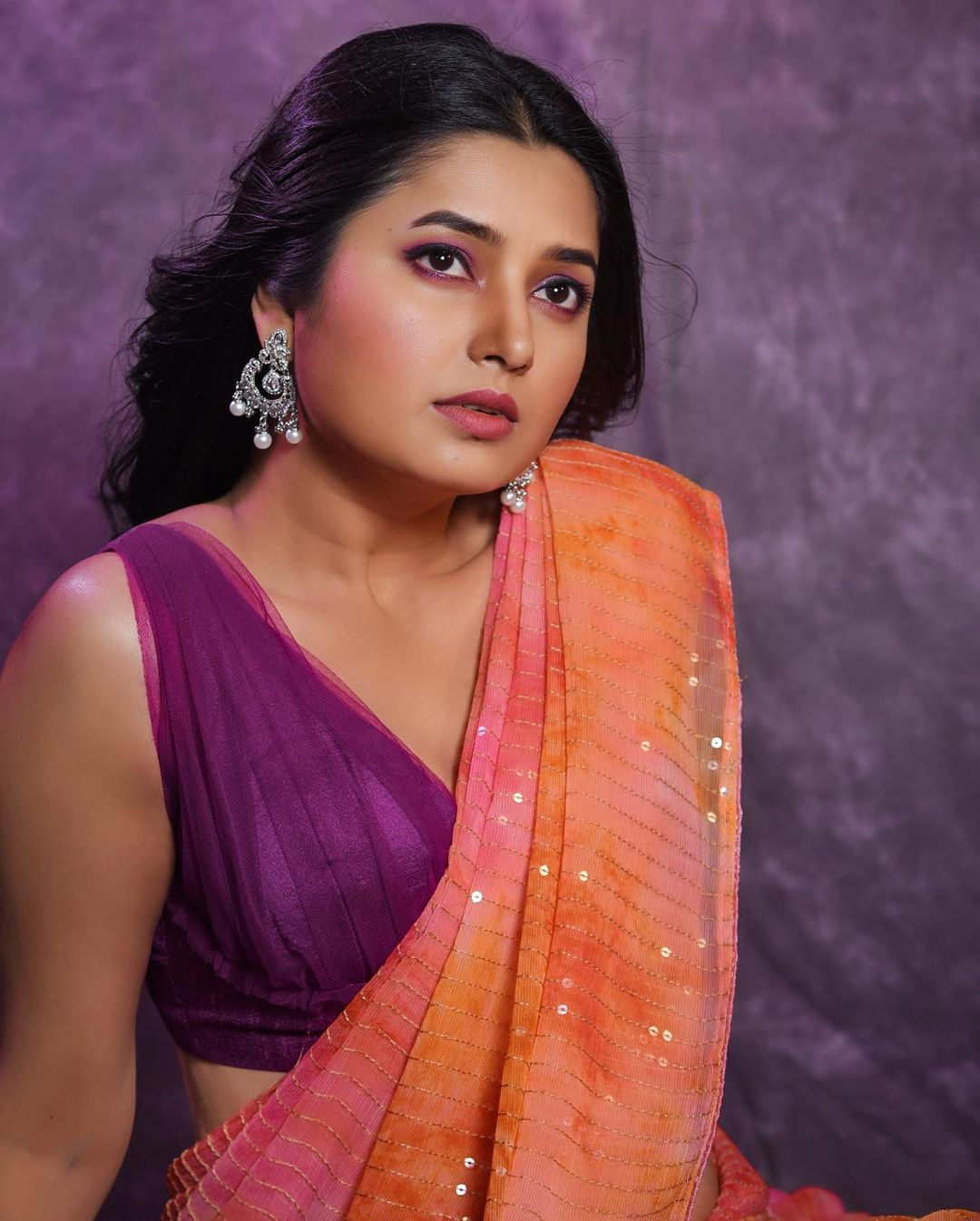 Prajakta Mali is a sight to behold in this yespoho multi-colored saree; fans can't stop gushing over her - Times of india